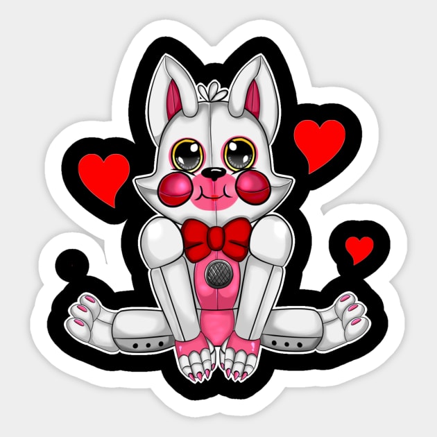 Chibi Funtime Foxy Sticker by Aggablazey